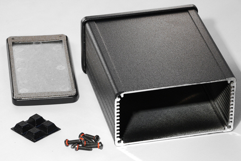 Hammond Manufacturing 1457N1201EBK Aluminum Box