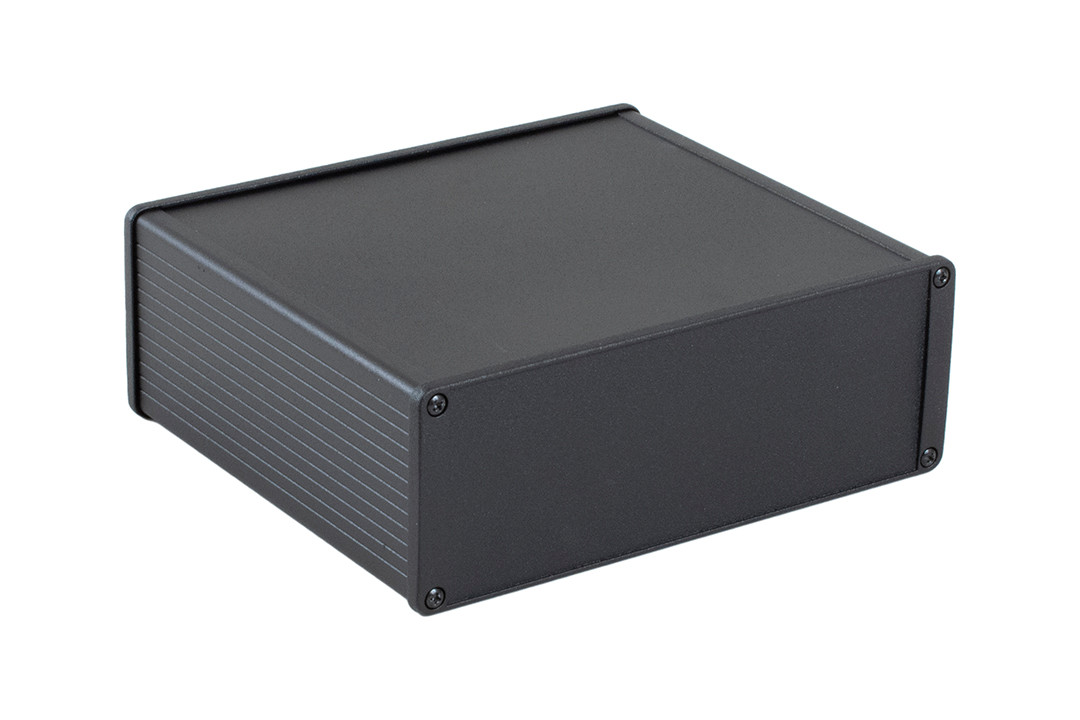 Hammond Manufacturing 1457U1601EBK Aluminum Box