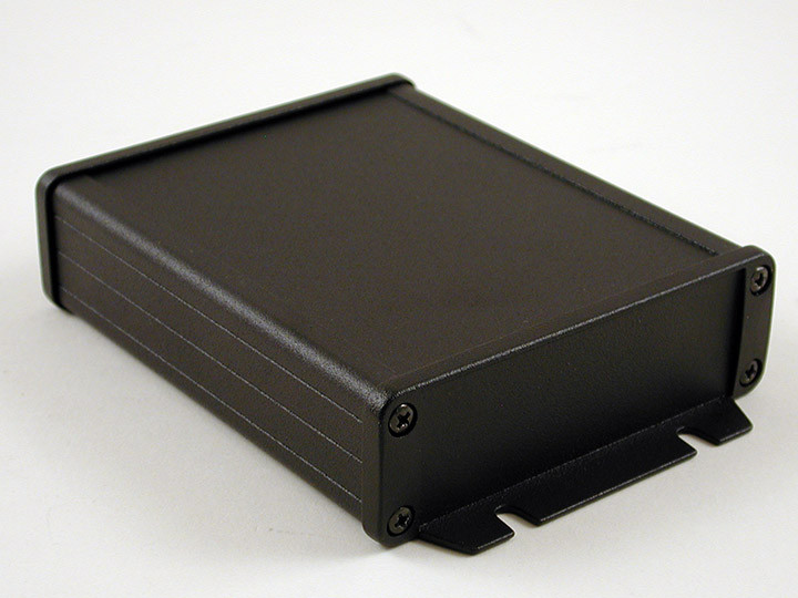 Hammond Manufacturing 1457L1202BK Aluminum Box