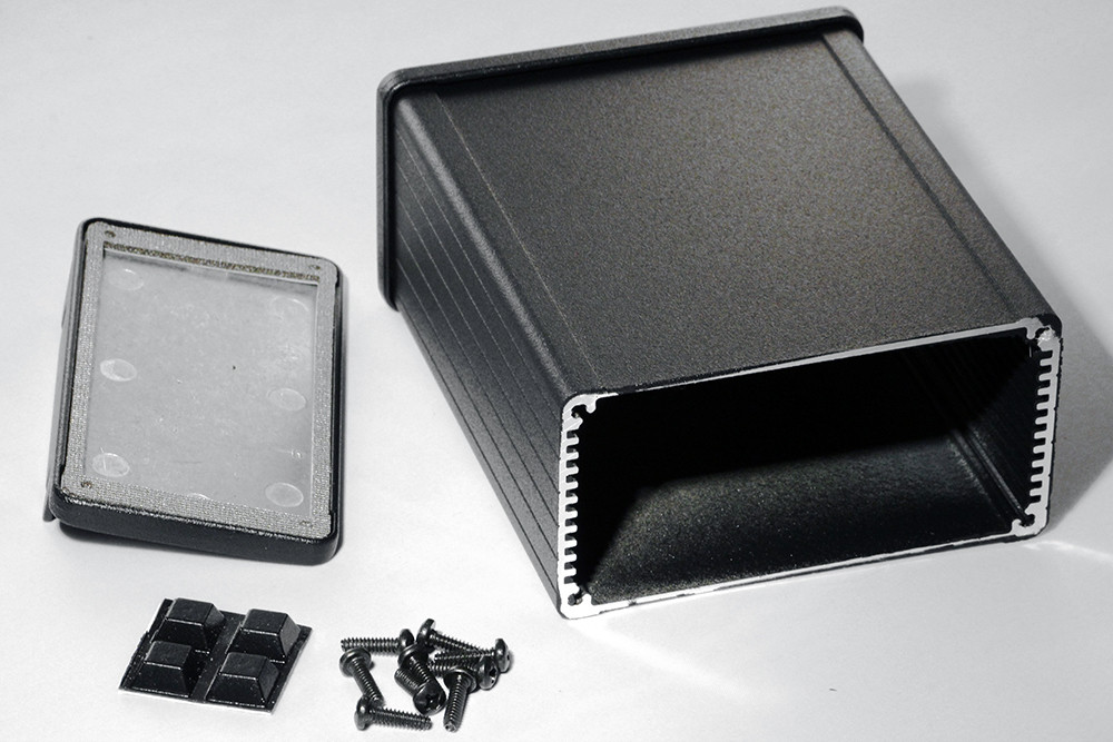 Hammond Manufacturing 1457N1202EBK Aluminum Box