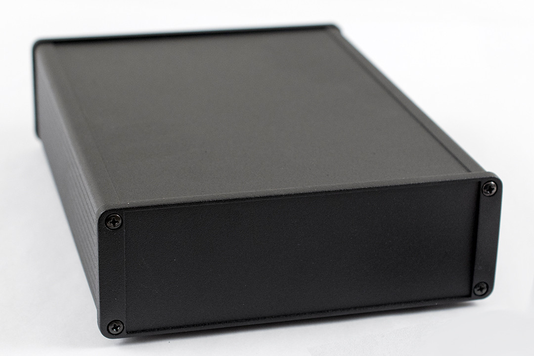 Hammond Manufacturing 1457T2201BK Aluminum Box