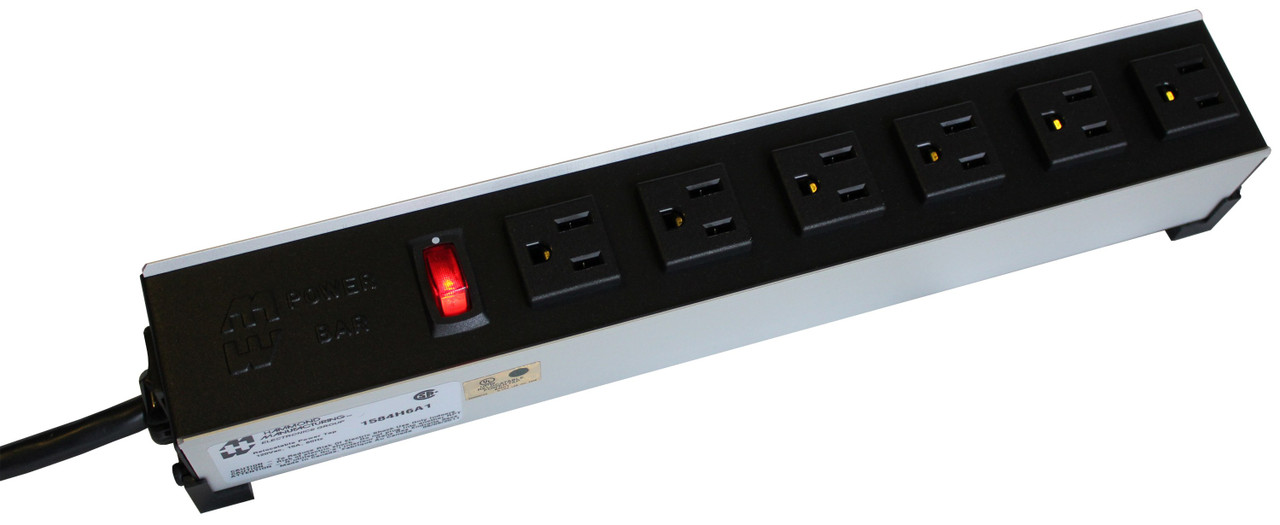 Hammond 1584H6D1 6-Outlet Outlet Strip