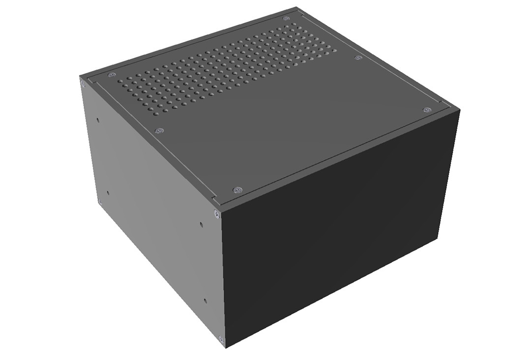 Hammond Manufacturing RM3U0808VBK Rack-Mount Instrument Enclosure