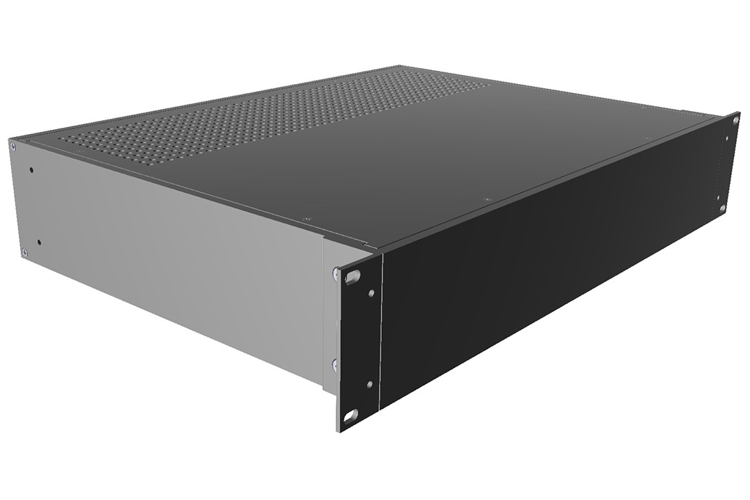 Hammond Manufacturing RM2U1913VBK Rack-Mount Instrument Enclosure
