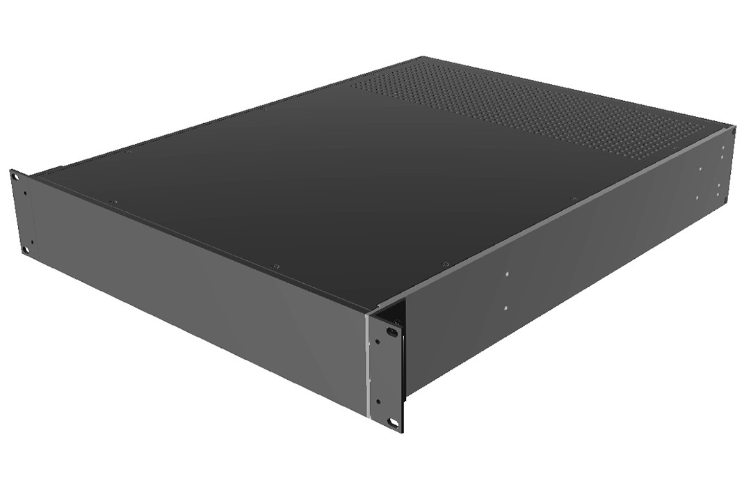 Hammond Manufacturing RM2U1922VBK Rack-Mount Instrument Enclosure