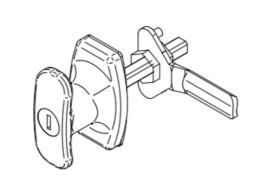 Hammond THK2 auto Handle 3-Pt Latch <60 in