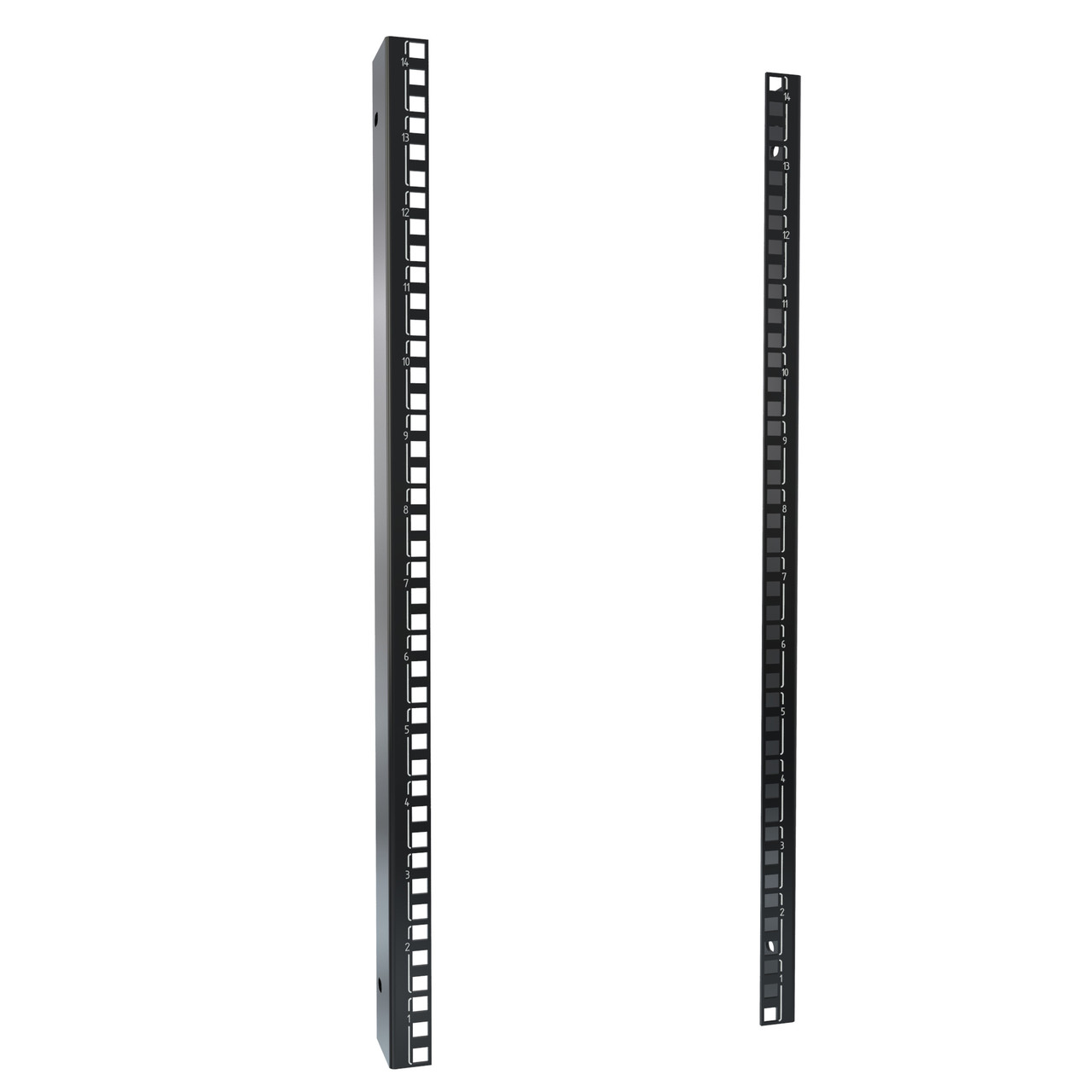 Hammond CLSR14U cLC Panel Rail, Square Hole