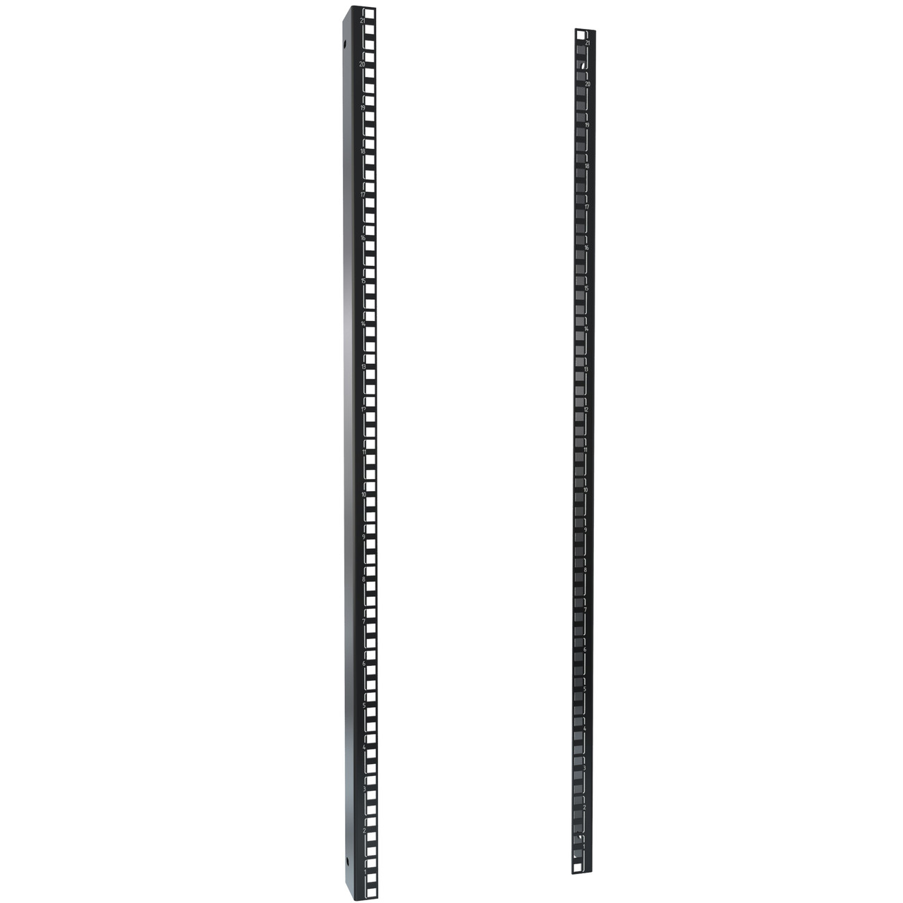 Hammond CLSR21U cLC Panel Rail, Square Hole