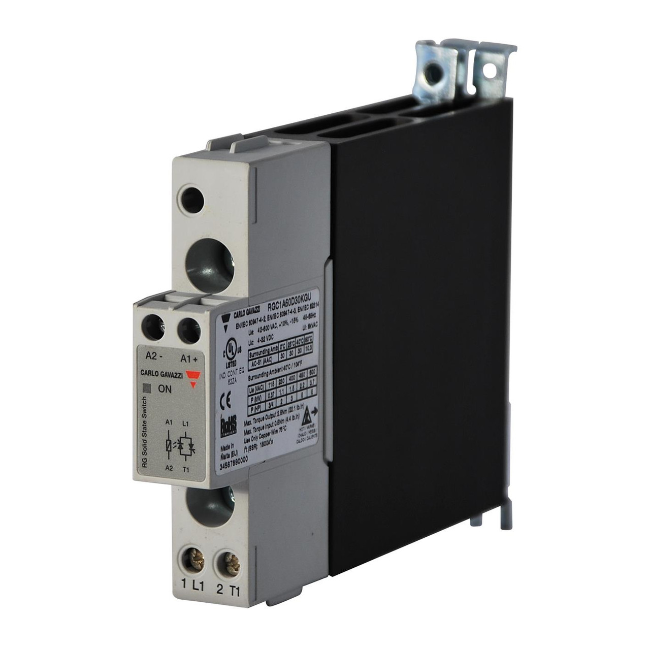 Carlo Gavazzi RGC1A60D30KGU Solid State Contactor