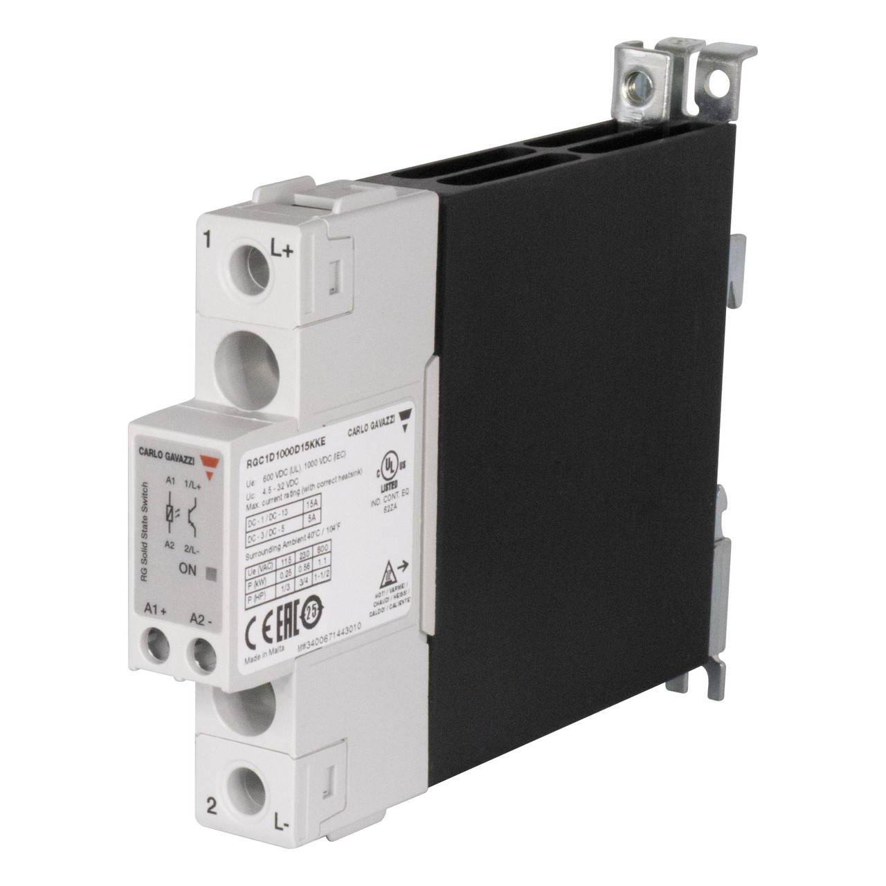 Carlo Gavazzi RGC1D1000D15KKE Solid State Contactor