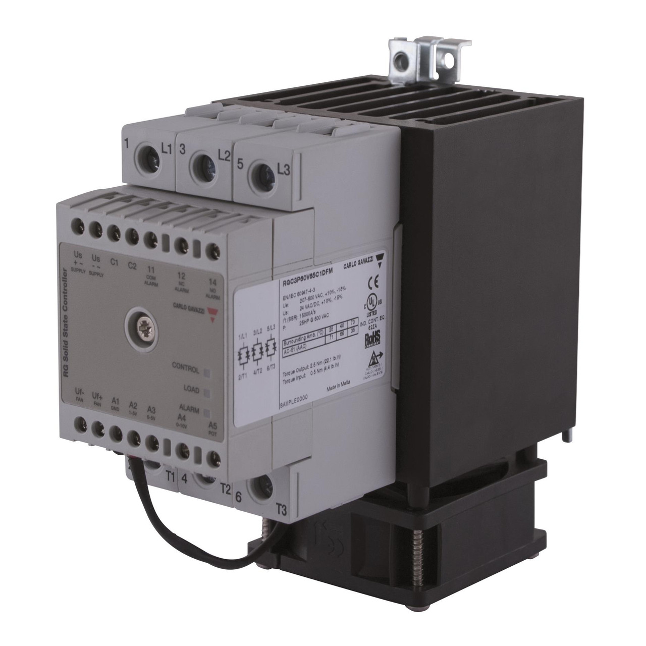 Carlo Gavazzi RGC2P60V75C1DFM Solid State Contactor