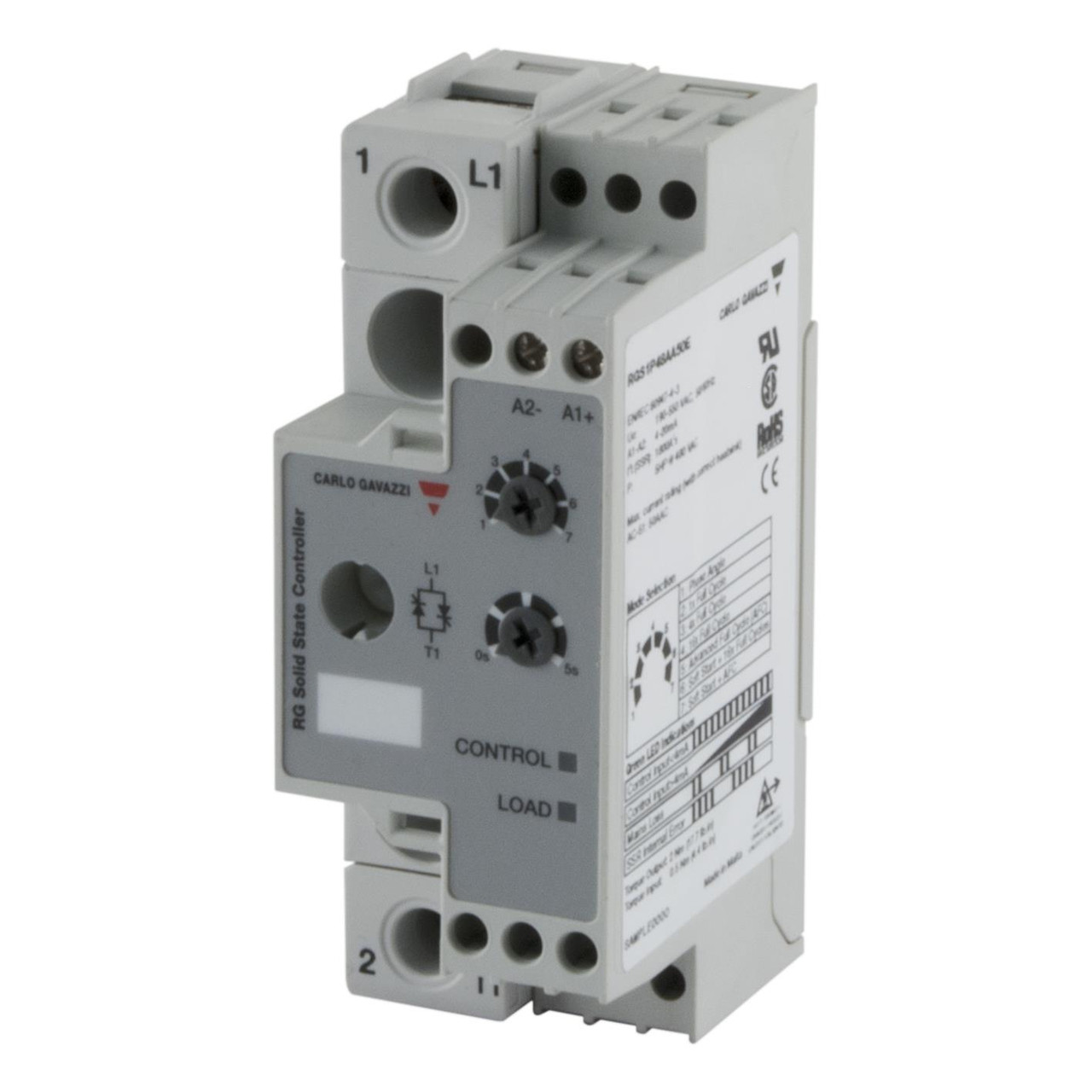 Carlo Gavazzi RGS1P48AA50E Solid State Contactor