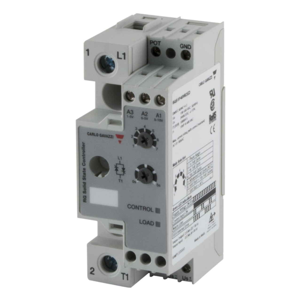 Carlo Gavazzi RGS1P60V92EA Solid State Contactor