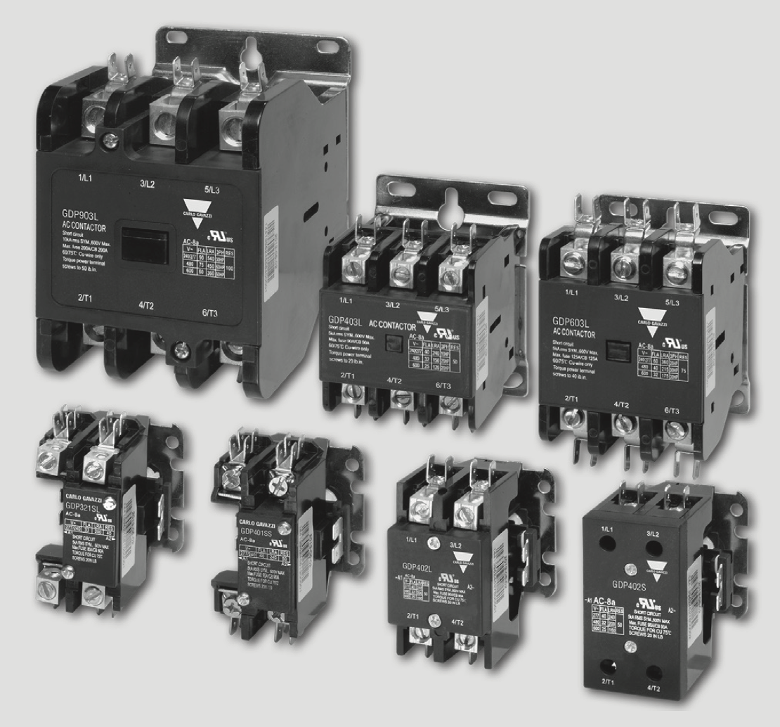 Carlo Gavazzi GDP254L277V Definite Purpose Contactor