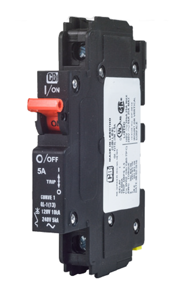 Circuit Breaker Ind. QL-1-13-DM-KM-25 Magnetic-Hydraulic Circuit Breakers