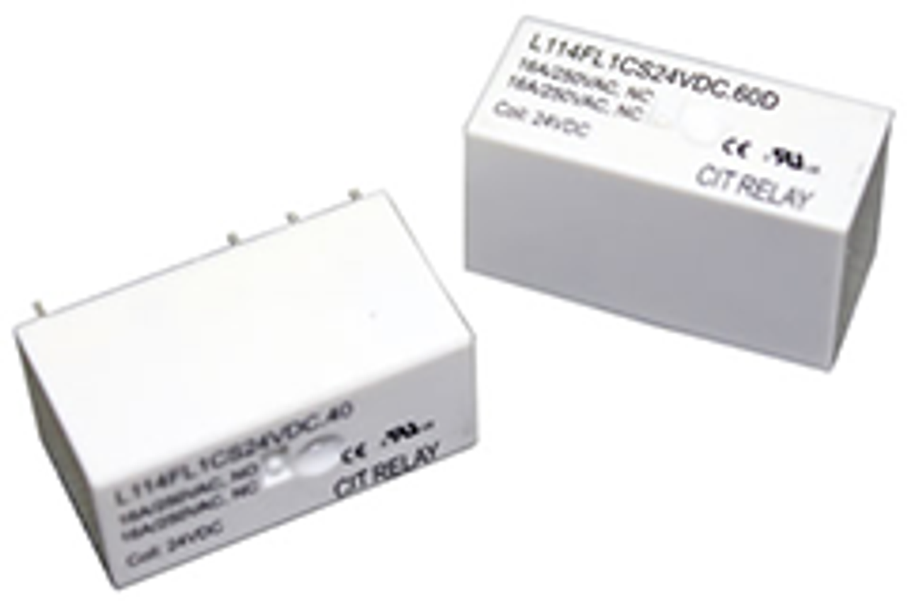 CIT Relay and Switch L114FL1AS12VDC.40RU Latching Relays