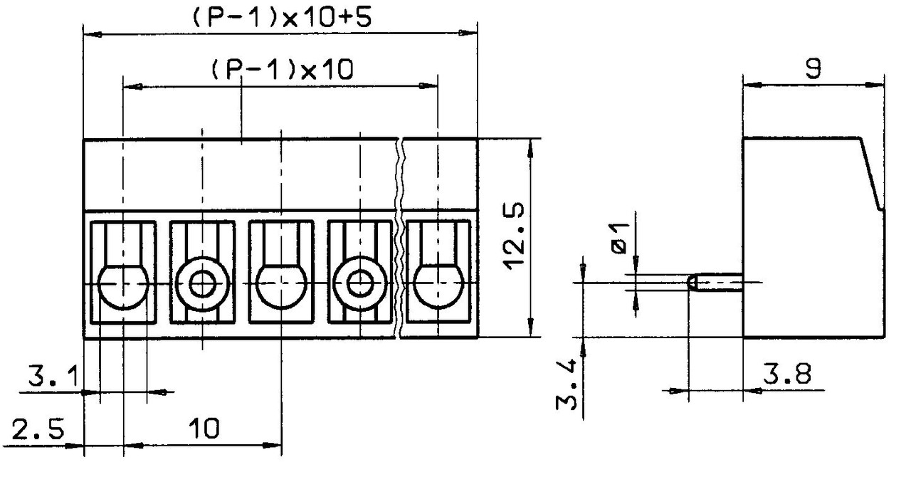 Conta-Clip 10075.4 Wire Guard Blocks