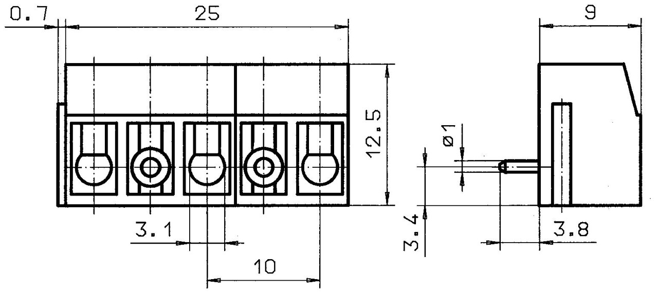 Conta-Clip 13514.4 Spring Tension Terminal Blocks