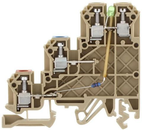 Conta-Clip 1282.2 Din Rail, Channel Terminal Block