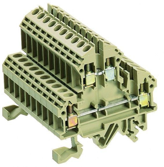 Conta-Clip 1021.2 Din Rail, Channel Terminal Block