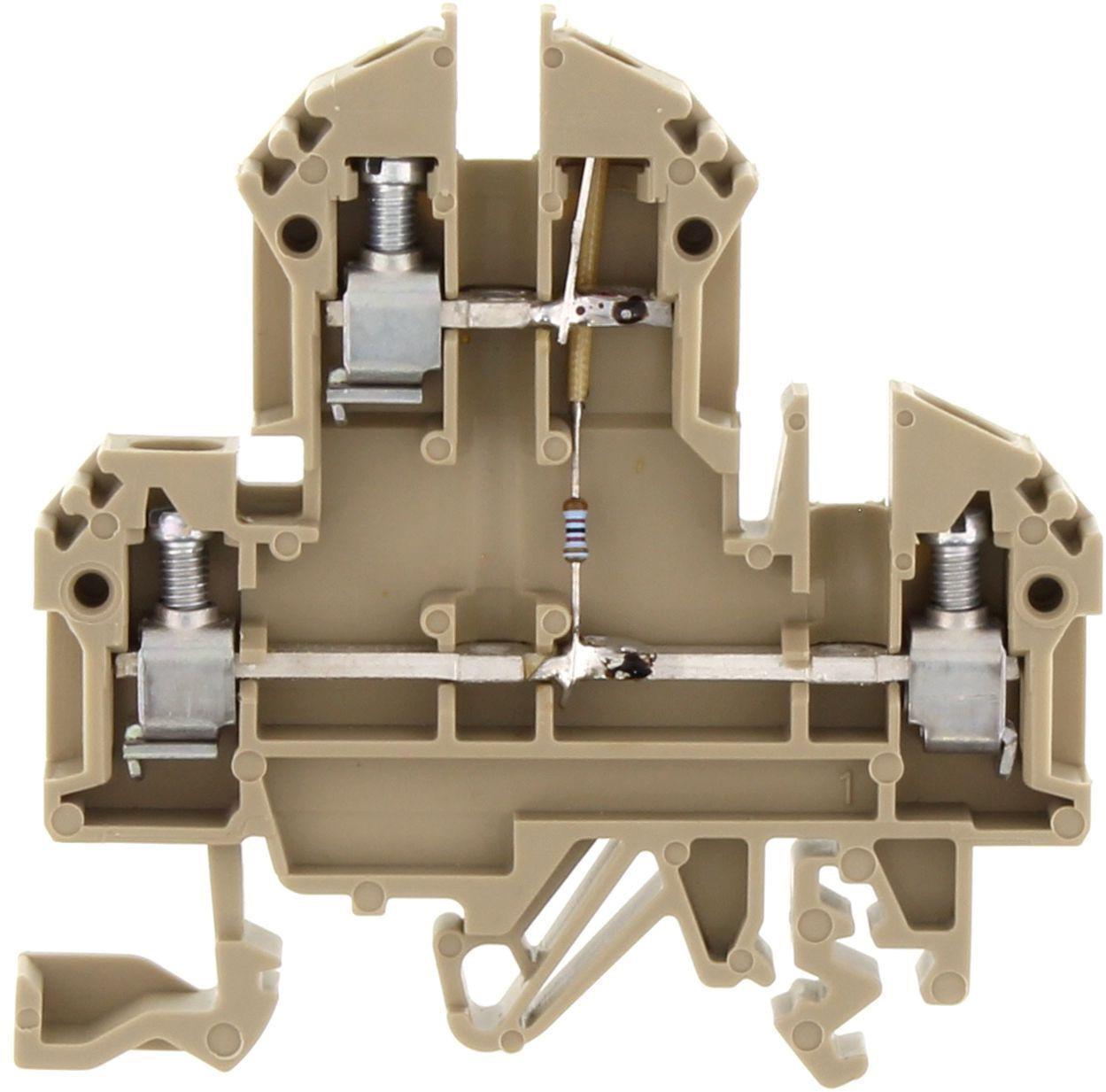 Conta-Clip 1041.2 Din Rail, Channel Terminal Block