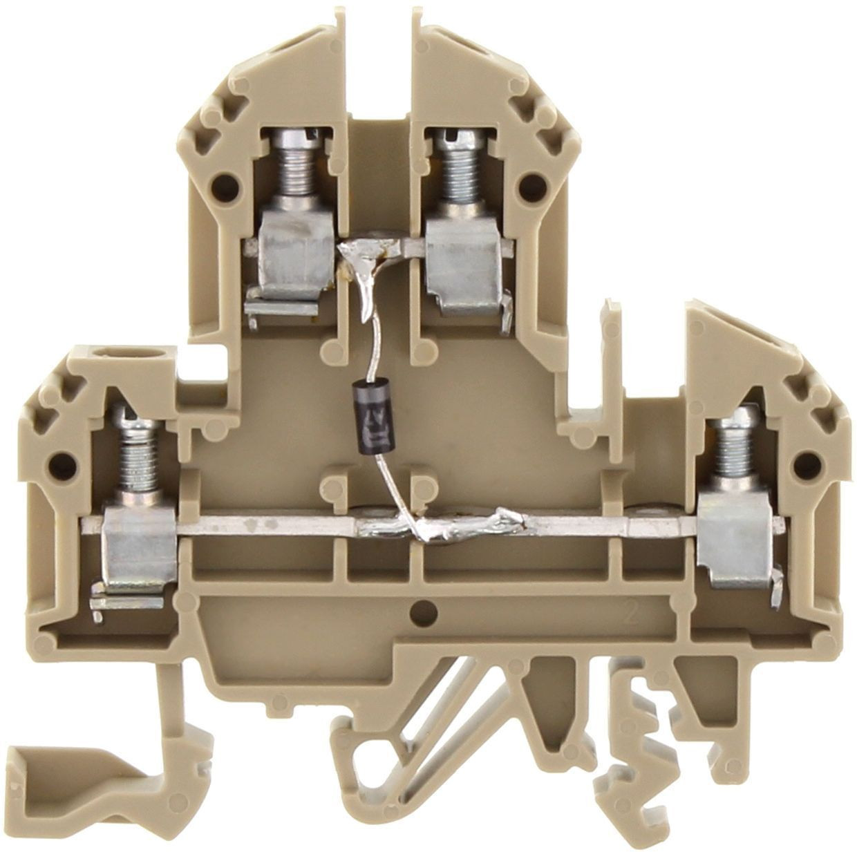 Conta-Clip 1047.2 Din Rail, Channel Terminal Block