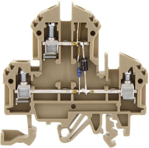 Conta-Clip 2437.2 Din Rail, Channel Terminal Block