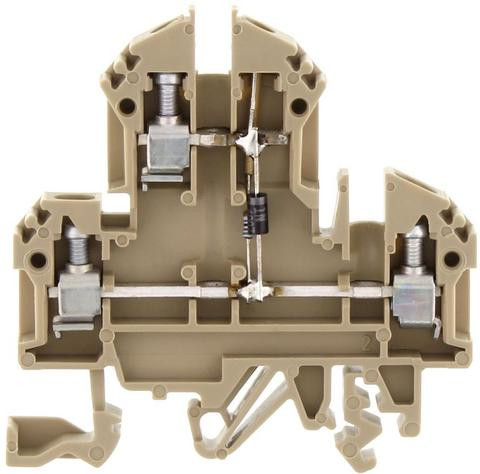 Conta-Clip 2438.2 Din Rail, Channel Terminal Block