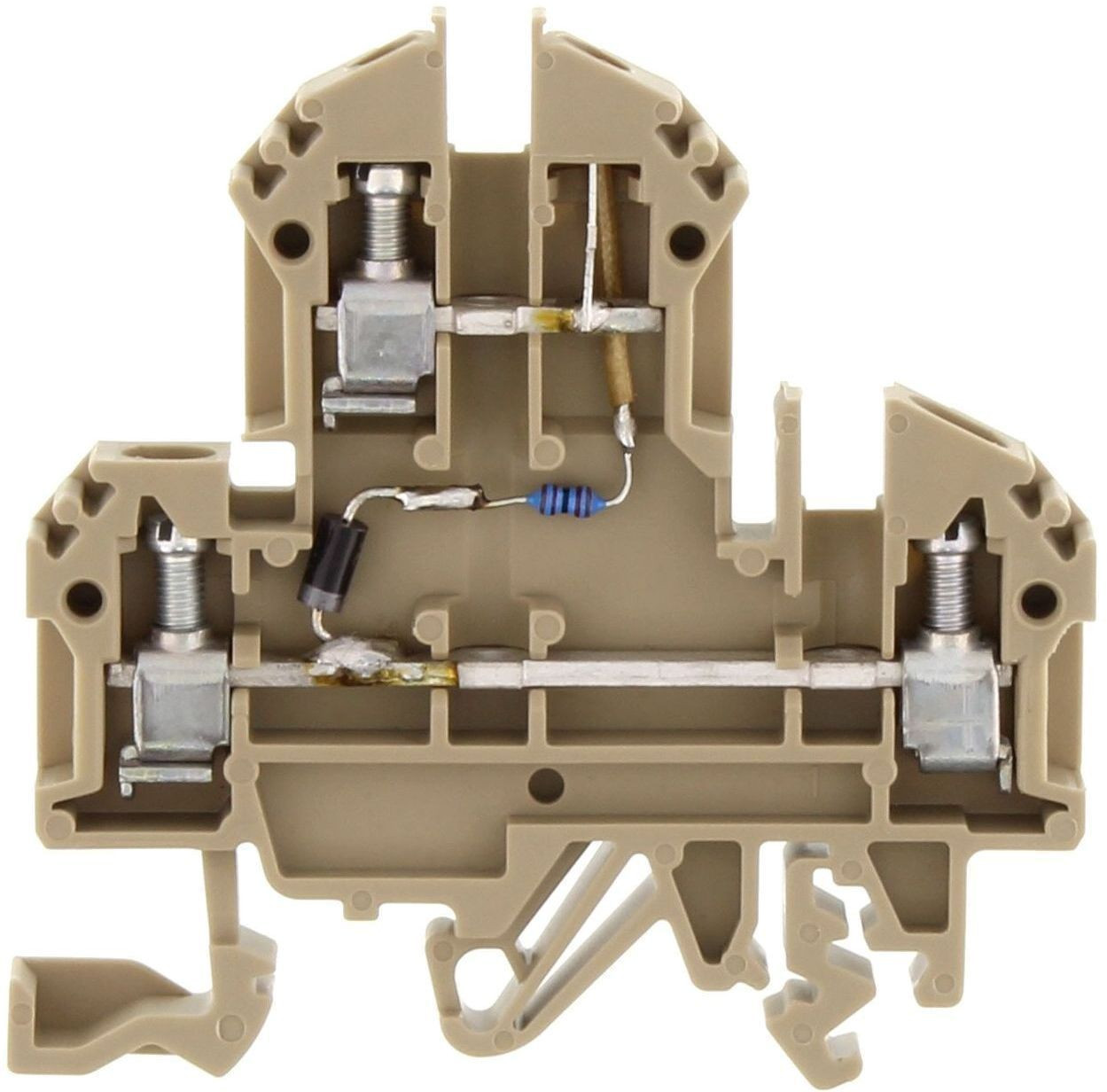 Conta-Clip 1043.2 Din Rail, Channel Terminal Block
