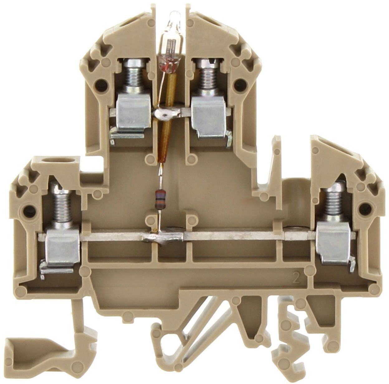 Conta-Clip 1044.2 Din Rail, Channel Terminal Block