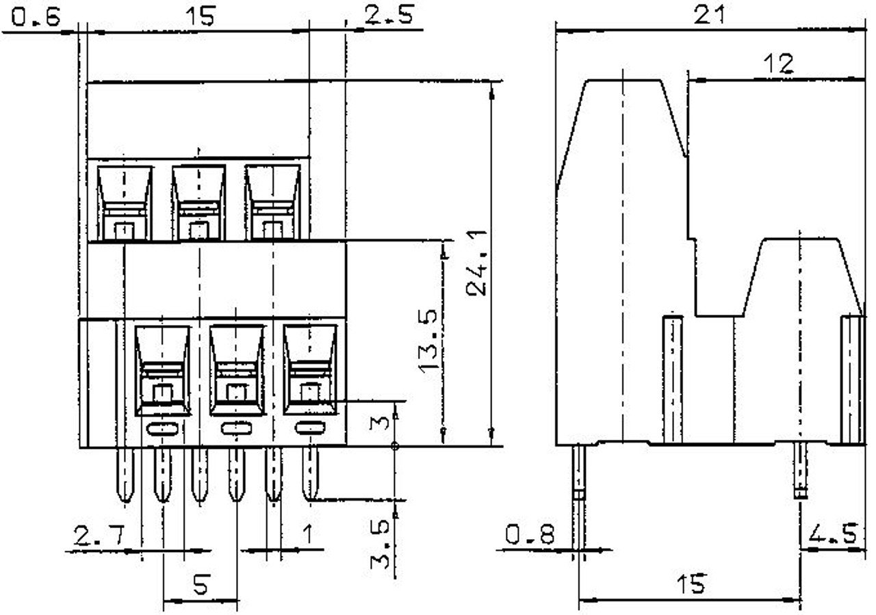 Conta-Clip 12590.4 Screw Type Terminal Blocks