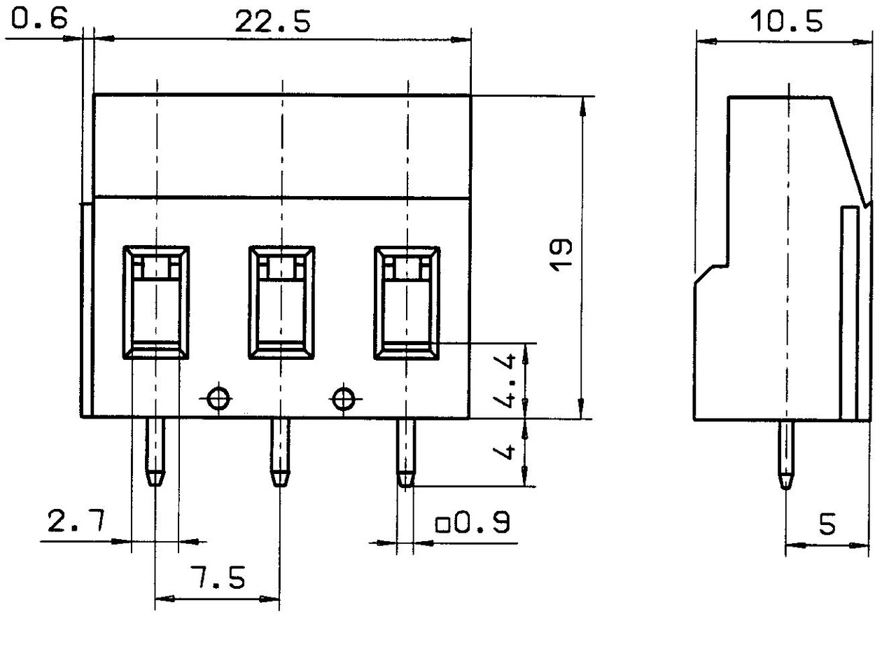 Conta-Clip 12658.4 Screw Type Terminal Blocks