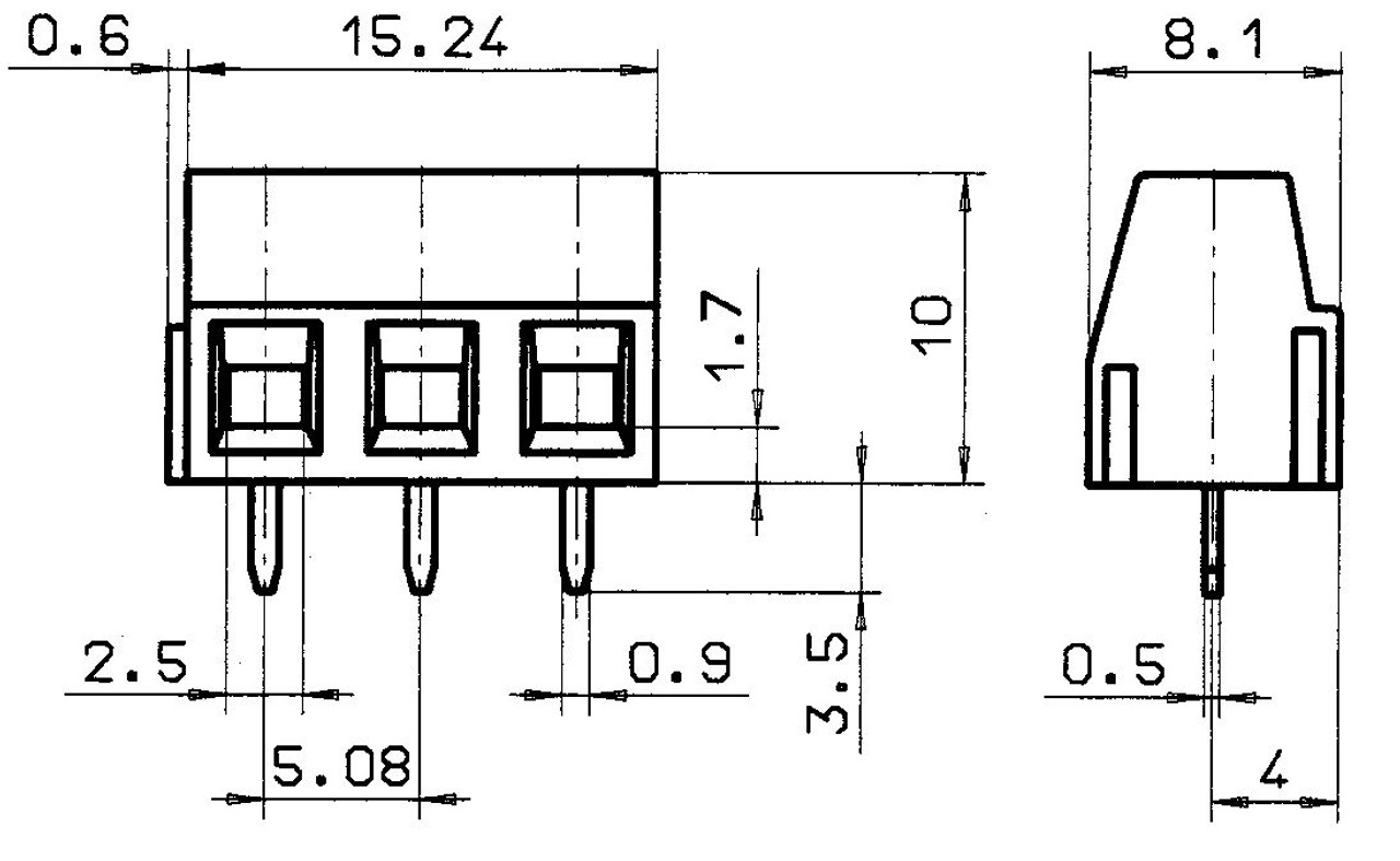 Conta-Clip 12543.4 Screw Type Terminal Blocks