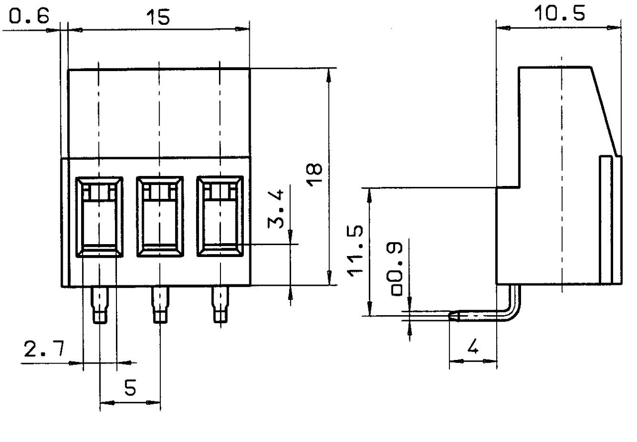 Conta-Clip 10448.4 Screw Type Terminal Blocks