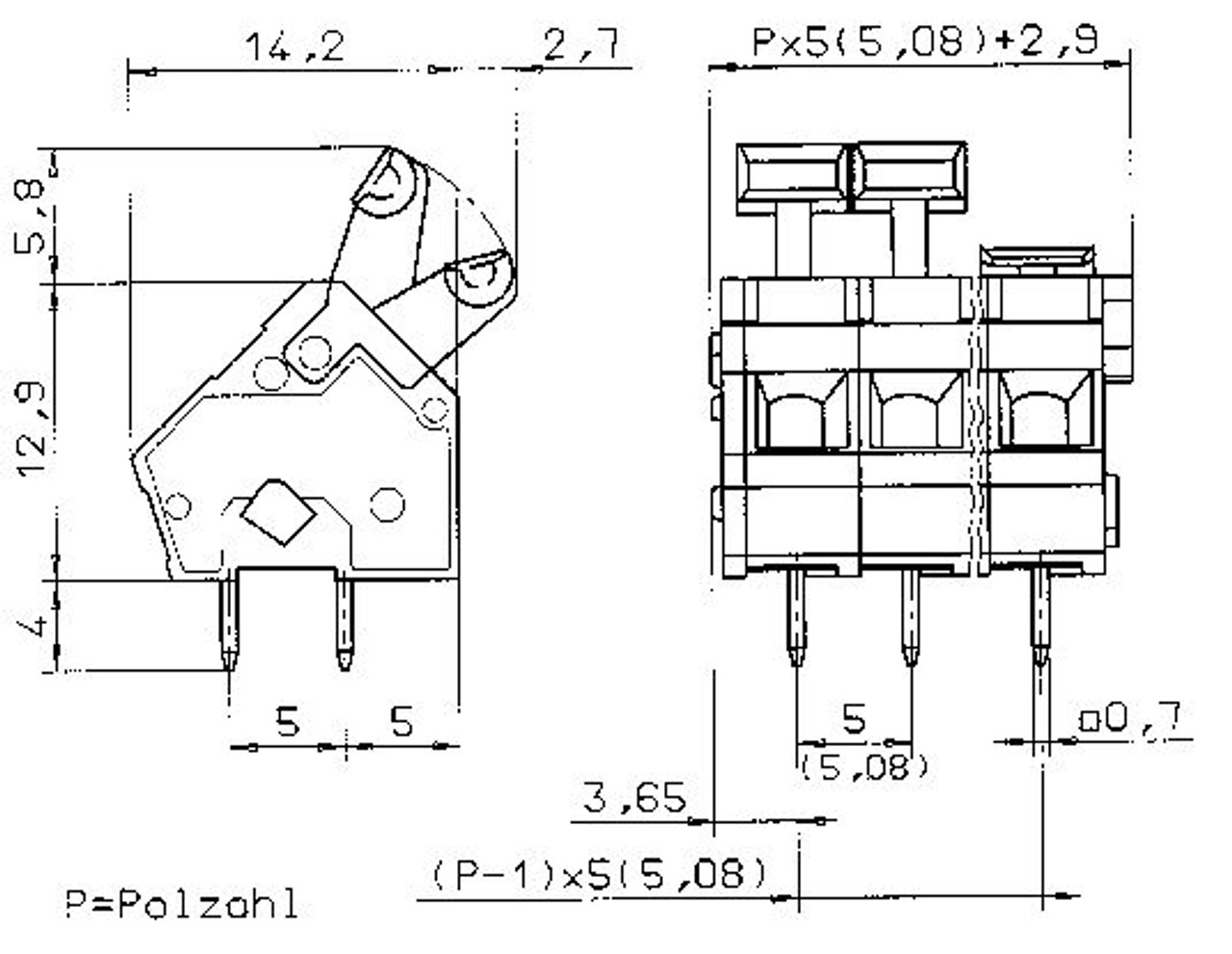 Conta-Clip 10805.0 Spring Tension Terminal Blocks