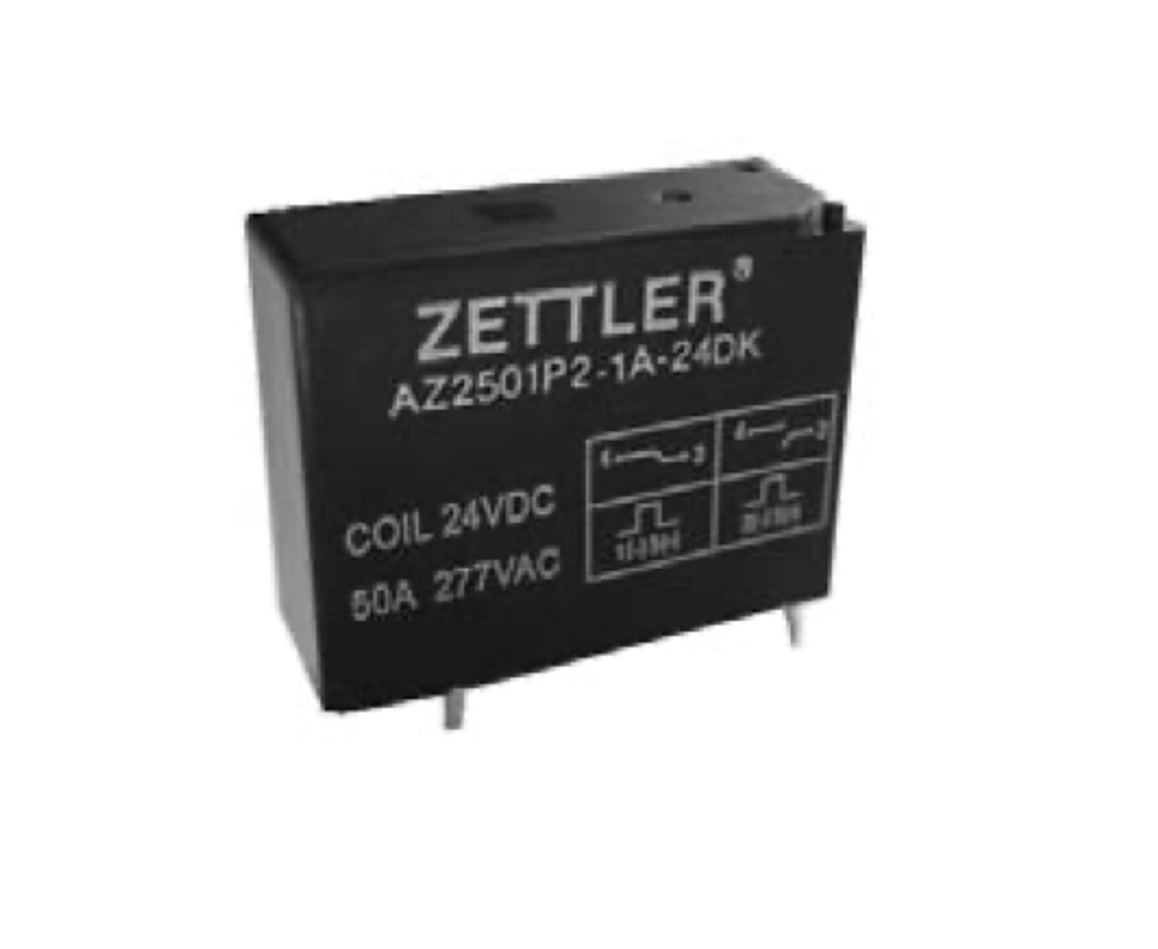 American Zettler AZ2501P1-1A-6D Latching Relay