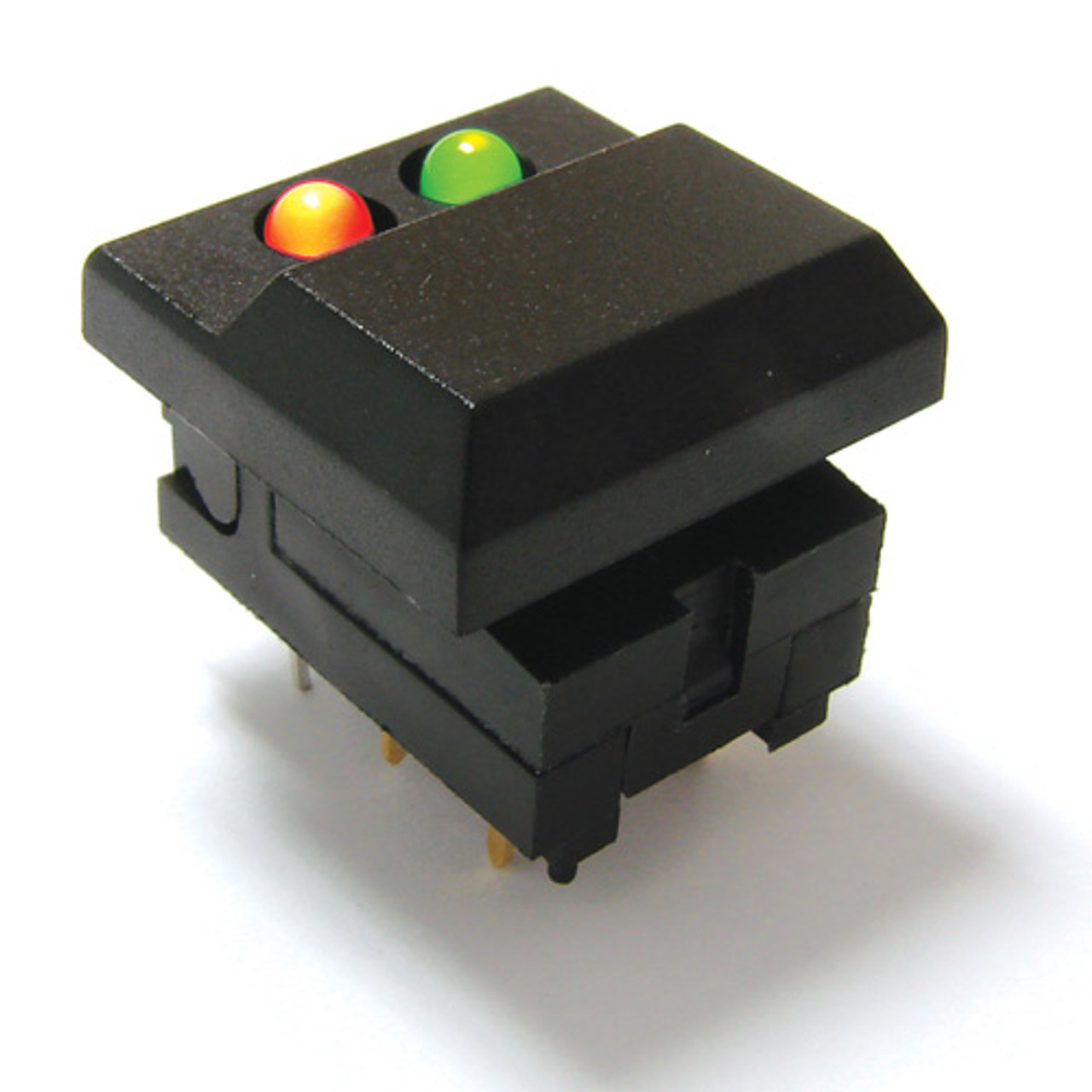 E-Switch 5511YELOBLKSTOP Pushbutton Switches