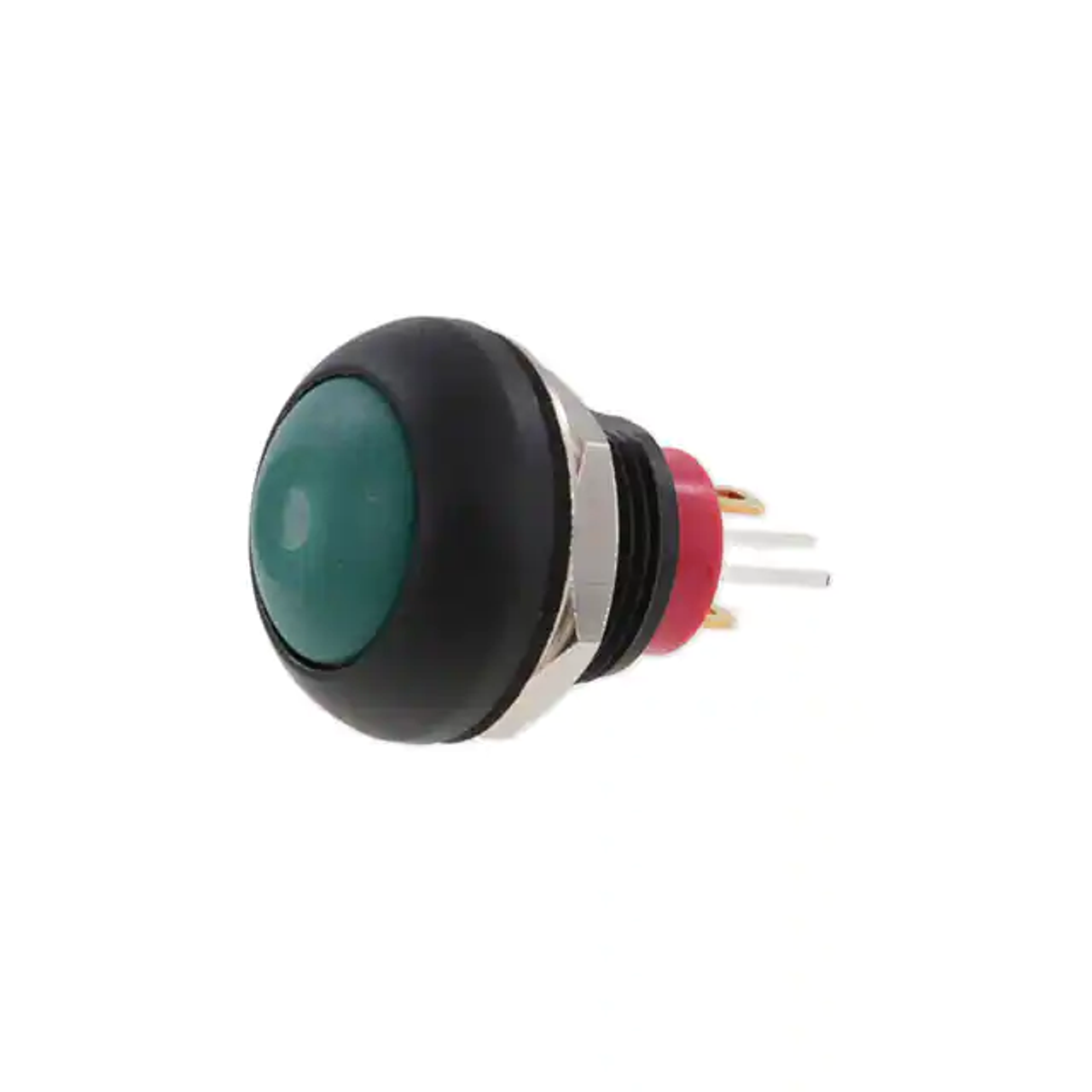 E-Switch RP8100B2M1CEBLKGRNGRN Pushbutton Switches