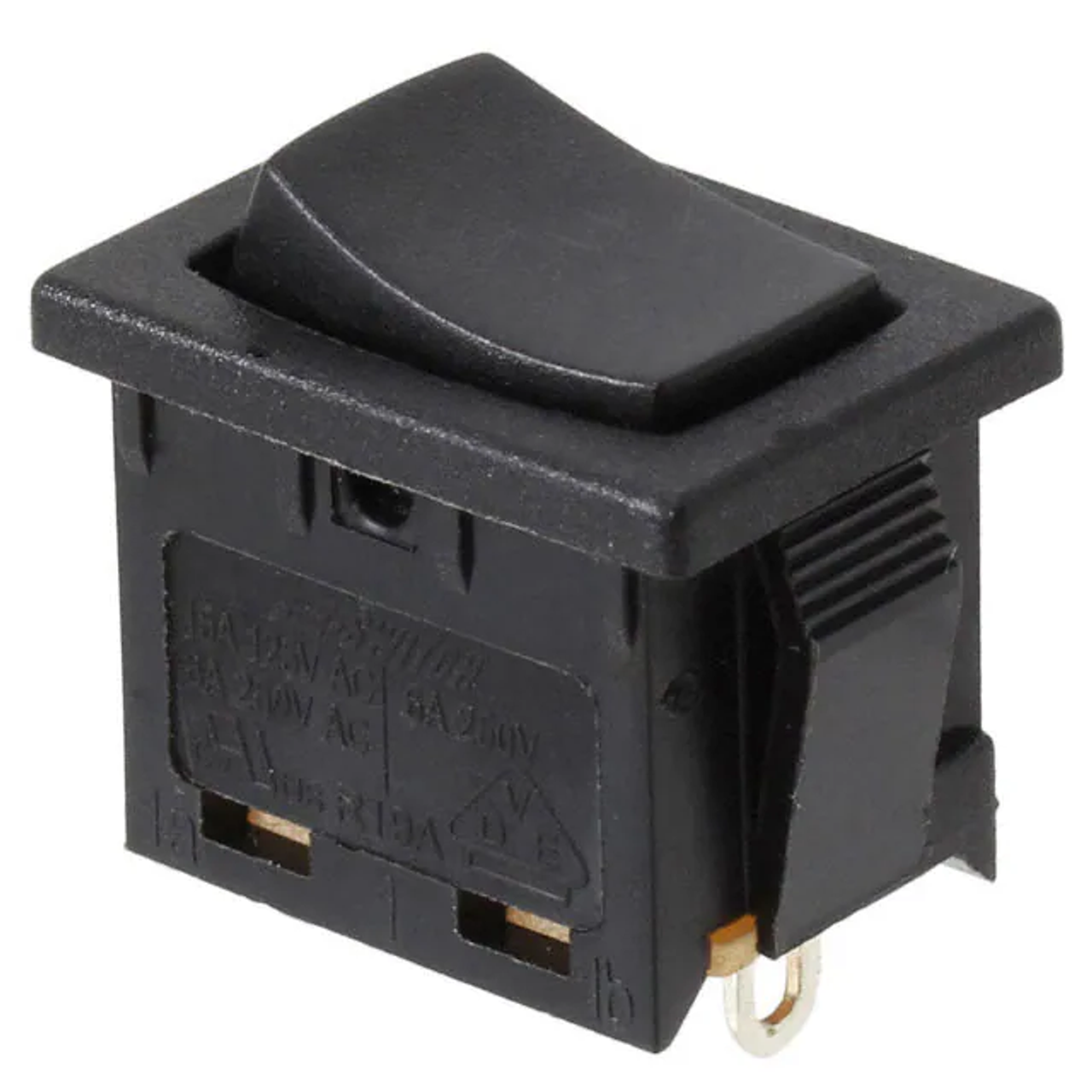 E-Switch R1966DBLKBLKES Rocker Switches