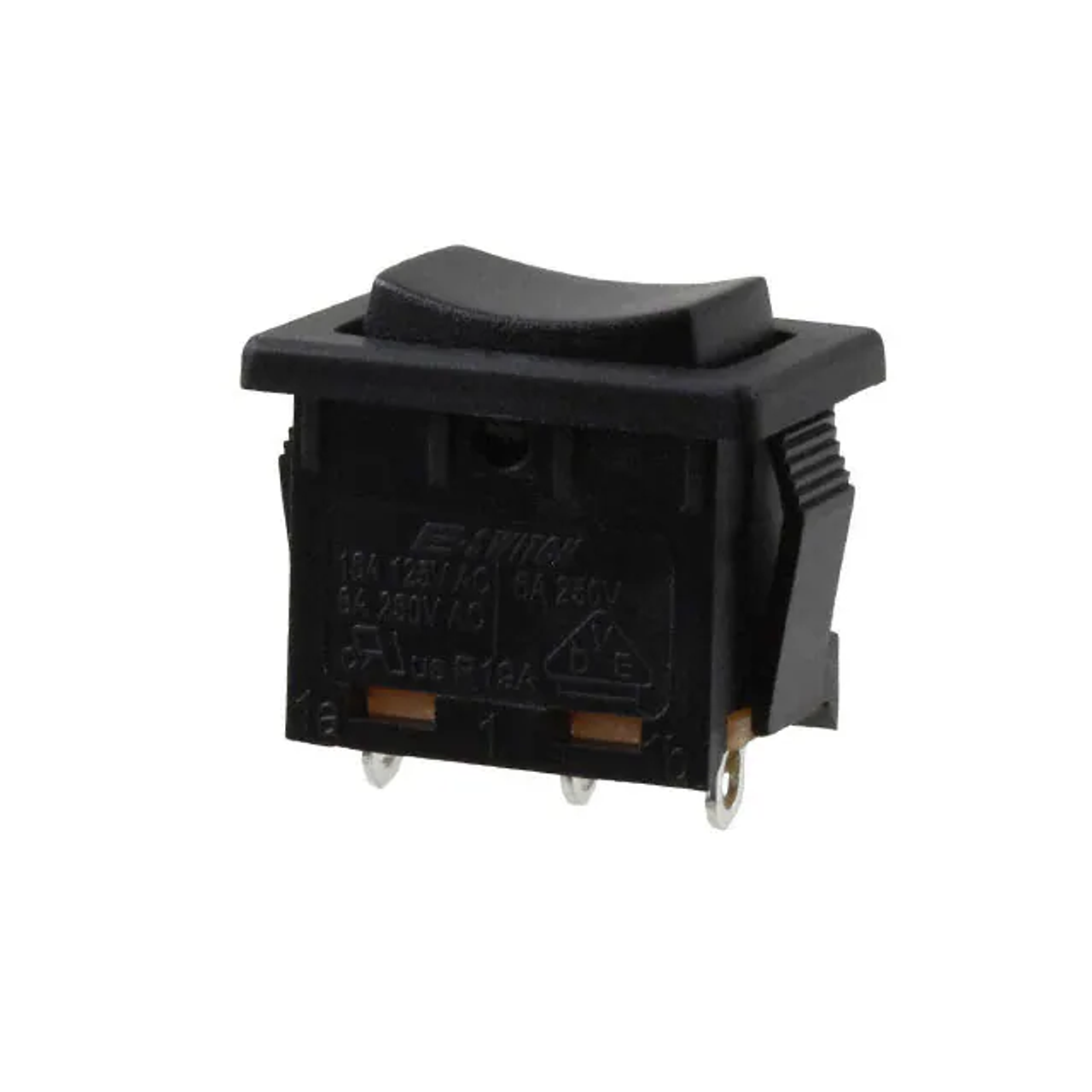 E-Switch R1966IBLKBLKES Rocker Switches