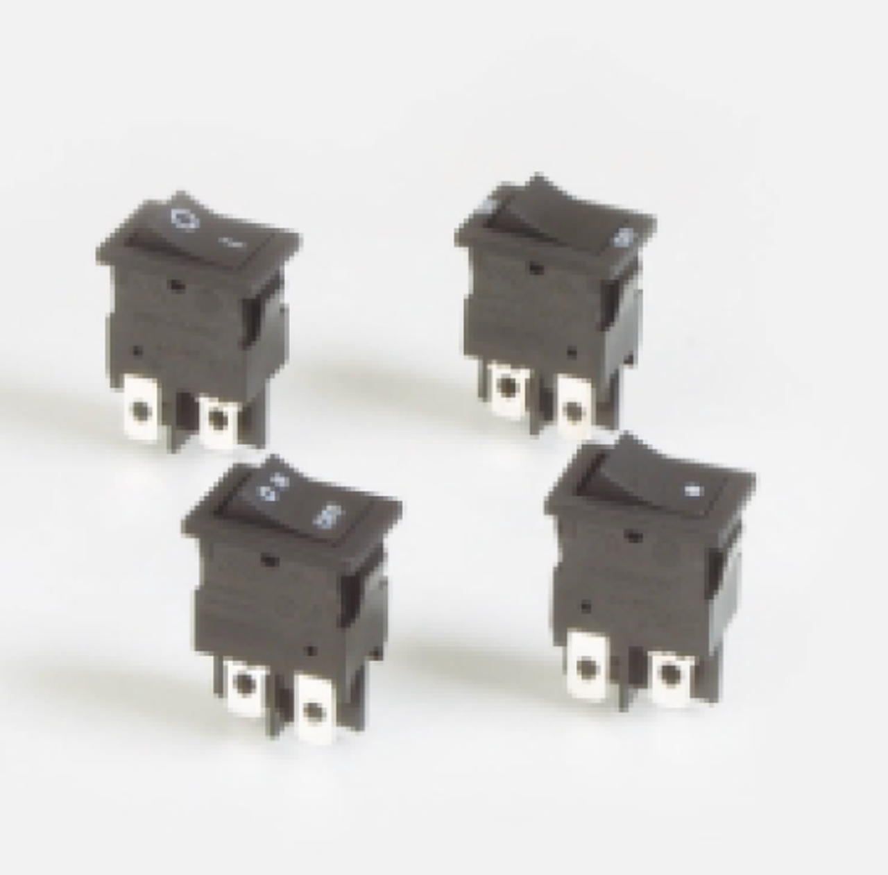 E-Switch RC1083BWHTWHTEF Rocker Switches