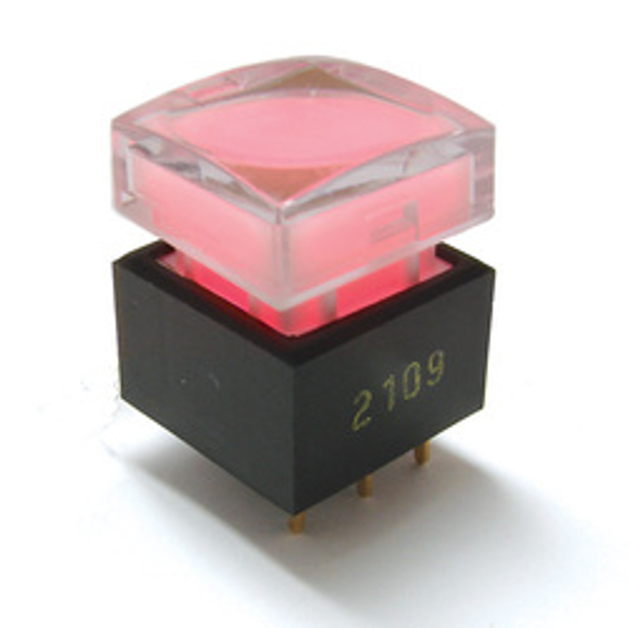 E-Switch ULP12OAM1RPMCL1BLURED Pushbutton Switches