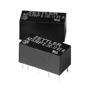 American Zettler AZ830P2-2C-12DSE Latching Relay