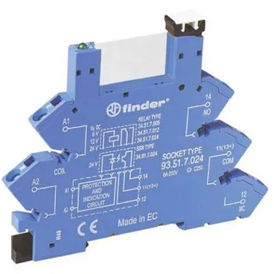 Finder 93.51.0.240 Relay Socket