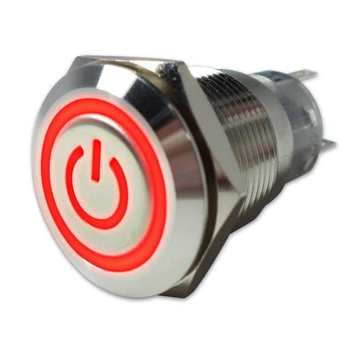 Adam Tech SW-PB7-03LB22CFPR12V Anti-Vandal Switches