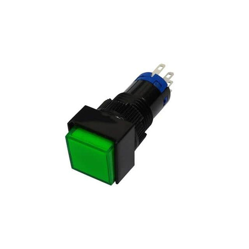 Adam Tech SW-PB5-AB3BG112V-IP40-8 Pushbutton Switches