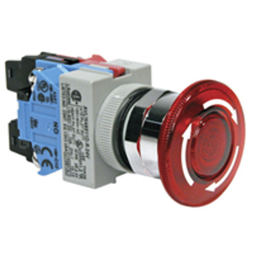 IDEC AVLW49911D-R-24V Emergency Stop Switches