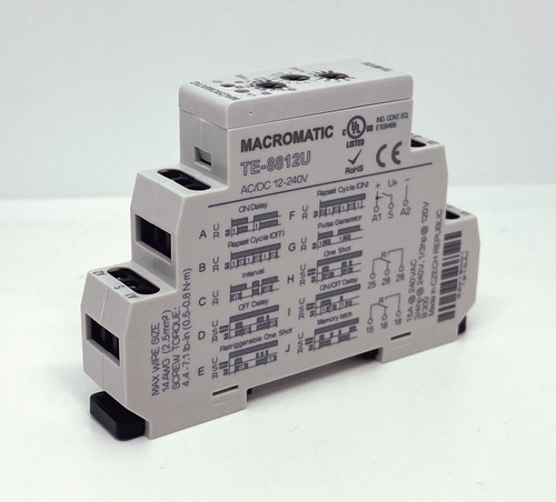 Macromatic TE-8812U Multi-Function Time Delay Relay
