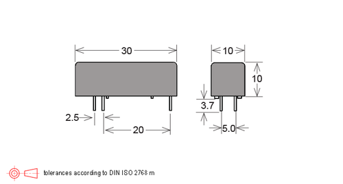 Standex Electronics MRX05-1A71 Reed Relay
