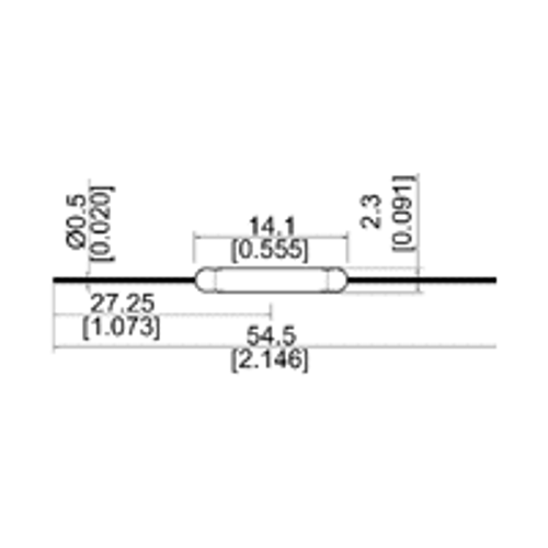 Standex Electronics KSK-1A84-1550 Reed Switch